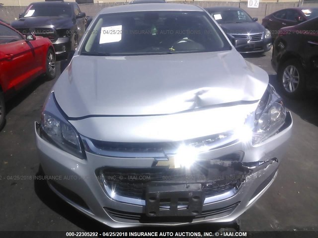1G11A5SLXFU121117 - 2015 CHEVROLET MALIBU LS 银色 照片 6