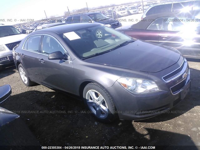 1G1ZB5EB7AF238640 - 2010 CHEVROLET MALIBU LS 灰色 照片 1