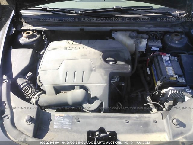 1G1ZB5EB7AF238640 - 2010 CHEVROLET MALIBU LS 灰色 照片 10