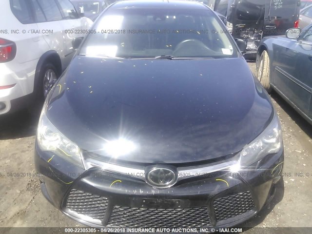 4T1BF1FK9FU873197 - 2015 TOYOTA CAMRY LE/XLE/SE/XSE BLACK photo 6