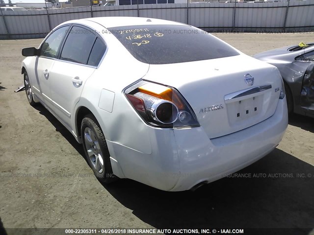 1N4AL21E49N498081 - 2009 NISSAN ALTIMA 2.5/2.5S WHITE photo 3