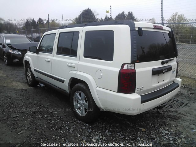 1J8HG48K57C560092 - 2007 JEEP COMMANDER WHITE photo 3