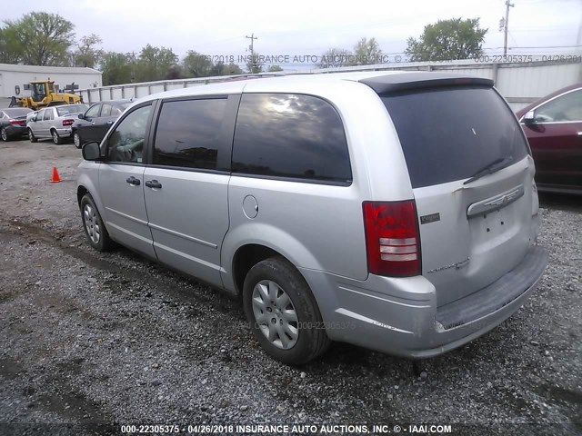 2A8HR44H98R620663 - 2008 CHRYSLER TOWN & COUNTRY LX GRAY photo 3