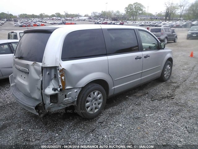 2A8HR44H98R620663 - 2008 CHRYSLER TOWN & COUNTRY LX GRAY photo 4