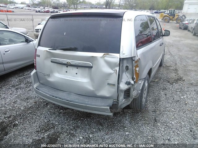 2A8HR44H98R620663 - 2008 CHRYSLER TOWN & COUNTRY LX GRAY photo 6