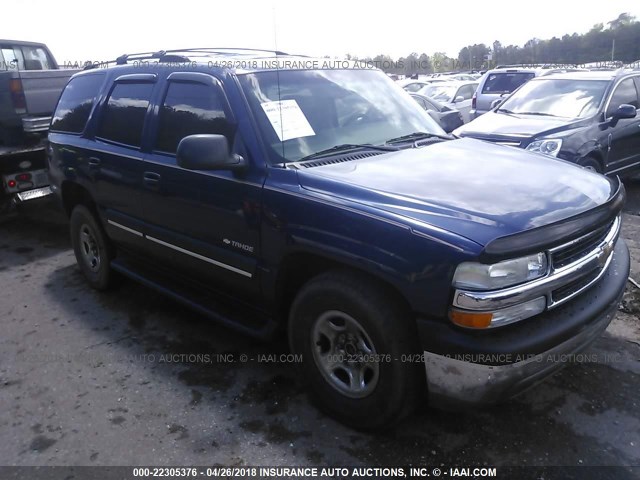 1GNEC13Z63J275388 - 2003 CHEVROLET TAHOE C1500 Dark Blue photo 1