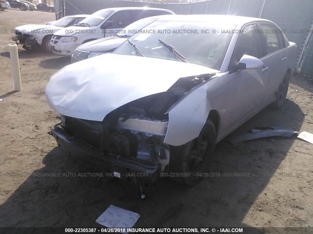 1G1ZT51F56F204743 - 2006 CHEVROLET MALIBU LT SILVER photo 2