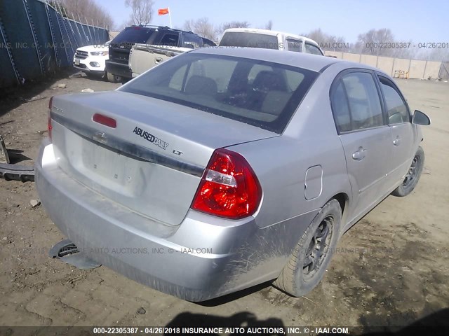 1G1ZT51F56F204743 - 2006 CHEVROLET MALIBU LT SILVER photo 4