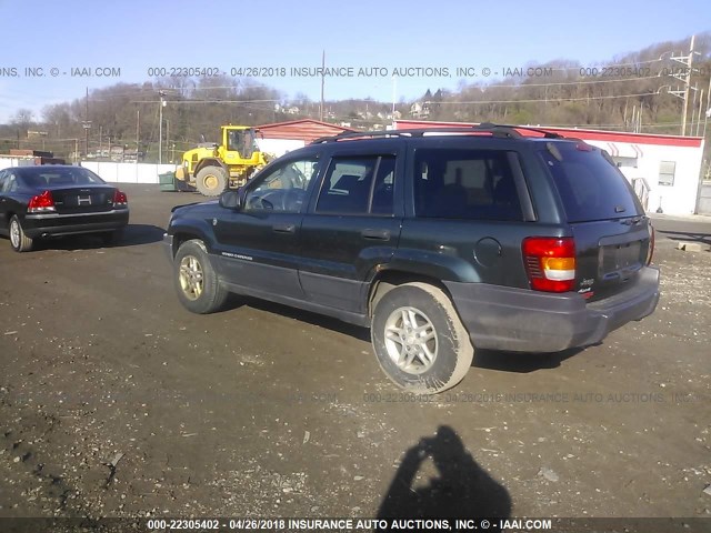 1J4GW48S54C411130 - 2004 JEEP GRAND CHEROKEE LAREDO/COLUMBIA/FREEDOM 绿色 照片 3