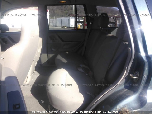 1J4GW48S54C411130 - 2004 JEEP GRAND CHEROKEE LAREDO/COLUMBIA/FREEDOM 绿色 照片 8