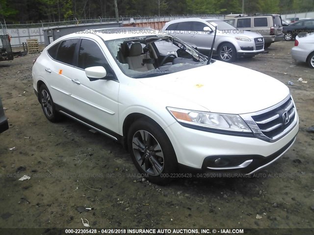 5J6TF1H55FL000417 - 2015 HONDA CROSSTOUR EXL 白色 照片 1