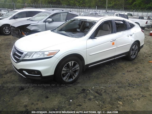 5J6TF1H55FL000417 - 2015 HONDA CROSSTOUR EXL 白色 照片 2