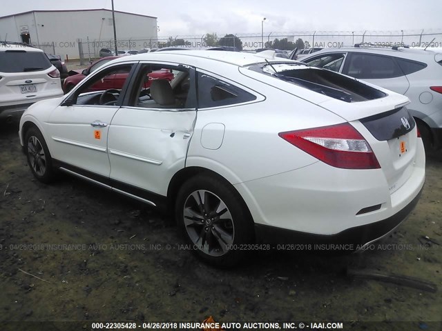 5J6TF1H55FL000417 - 2015 HONDA CROSSTOUR EXL 白色 照片 3