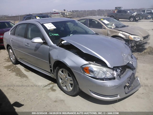 2G1WG5E31C1283726 - 2012 CHEVROLET IMPALA LT SILVER photo 1