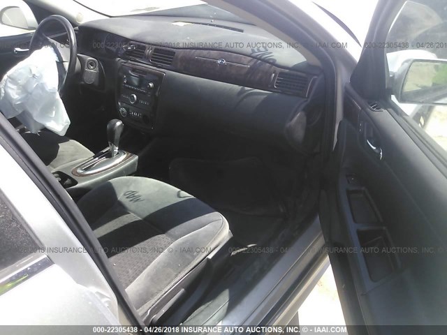 2G1WG5E31C1283726 - 2012 CHEVROLET IMPALA LT SILVER photo 5