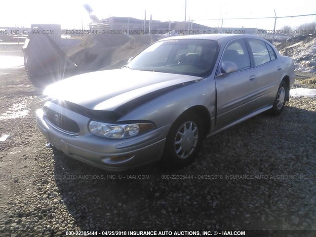 1G4HP52K544131610 - 2004 BUICK LESABRE CUSTOM GRAY photo 2