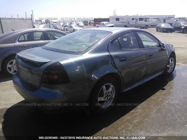 2G2WS522741375544 - 2004 PONTIAC GRAND PRIX GT2 GRAY photo 4