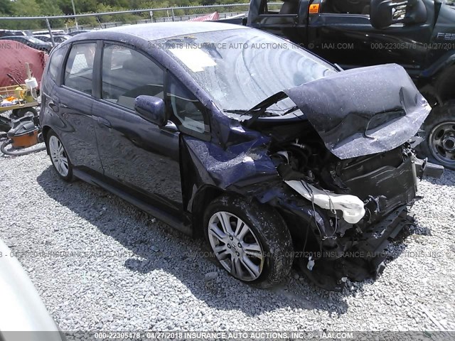JHMGE88419S069043 - 2009 HONDA FIT SPORT 蓝色 照片 1