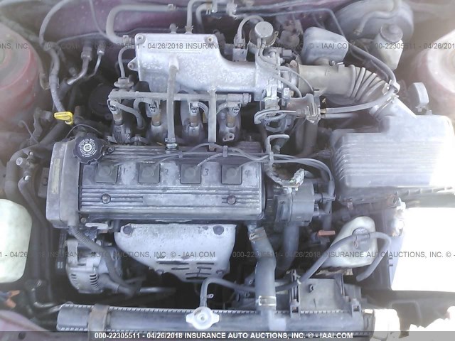 2T1AE09B1SC132350 - 1995 TOYOTA COROLLA LE/DX წითელი ფოტო 10