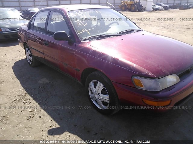 2T1AE09B1SC132350 - 1995 TOYOTA COROLLA LE/DX წითელი ფოტო 6