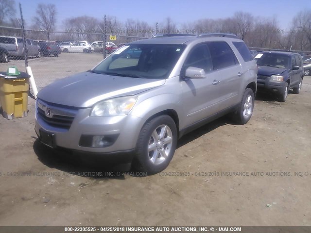 5GZEV33737J107581 - 2007 SATURN OUTLOOK SPECIAL SILVER photo 2