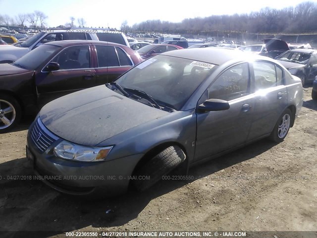 1G8AJ52F55Z131406 - 2005 SATURN ION LEVEL 2 GRAY photo 6