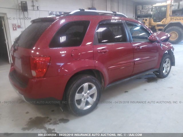 2CKDL73F866068007 - 2006 PONTIAC TORRENT MAROON photo 4