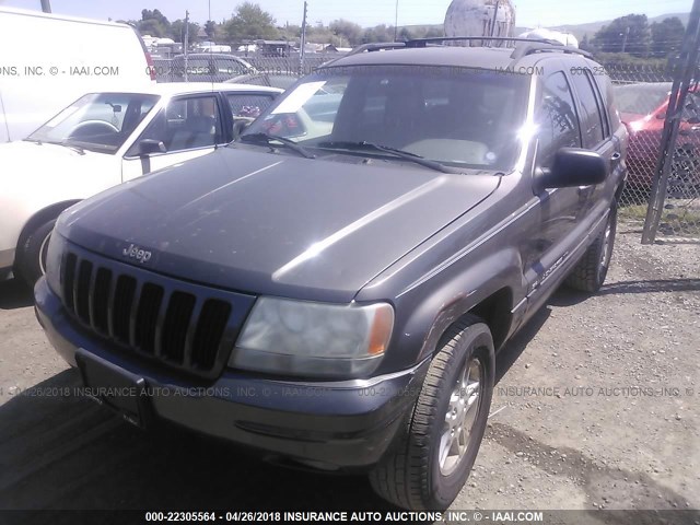 1J4GW58N6YC292798 - 2000 JEEP GRAND CHEROKEE LIMITED BROWN photo 2