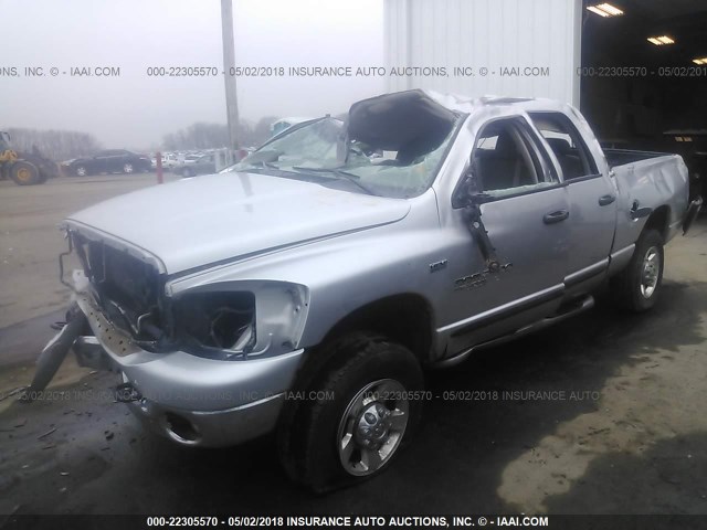 1D7KS28DX6J236234 - 2006 DODGE RAM 2500 ST/SLT SILVER photo 2