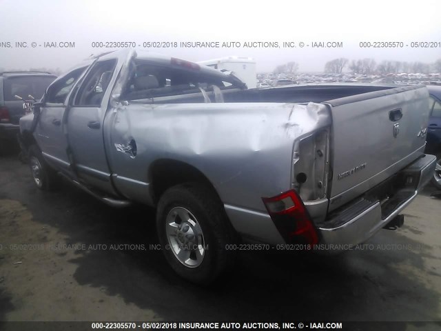 1D7KS28DX6J236234 - 2006 DODGE RAM 2500 ST/SLT 银色 照片 3