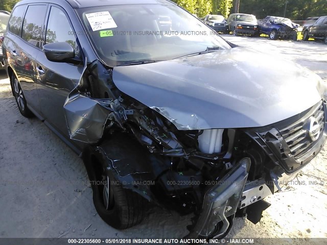 5N1DR2MM5HC686123 - 2017 NISSAN PATHFINDER S/SV/SL/PLATINUM 灰色 照片 6