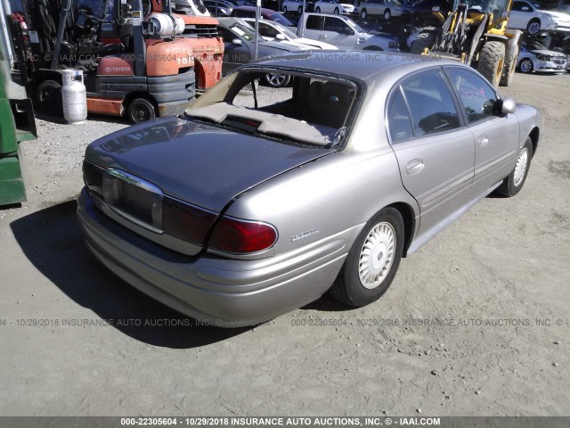 1G4HR54K11U141926 - 2001 BUICK LESABRE LIMITED GOLD photo 4