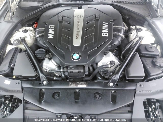 WBALZ5C54CDX64466 - 2012 BMW 650 XI WHITE photo 10