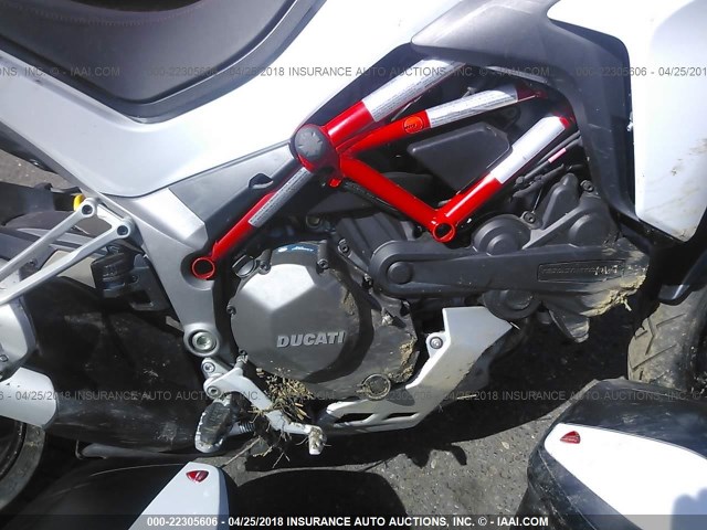 ZDM12BWW8GB010283 - 2016 DUCATI MULTISTRADA 1200/1200 S/PIKES PEAK GRAY photo 8