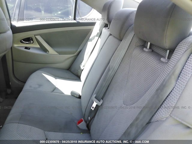 4T1BF3EK6BU669903 - 2011 TOYOTA CAMRY SE/LE/XLE GRAY photo 8