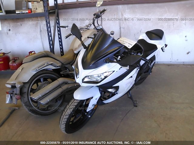 JKAEX8A17EA003609 - 2014 KAWASAKI EX300 A WHITE photo 2