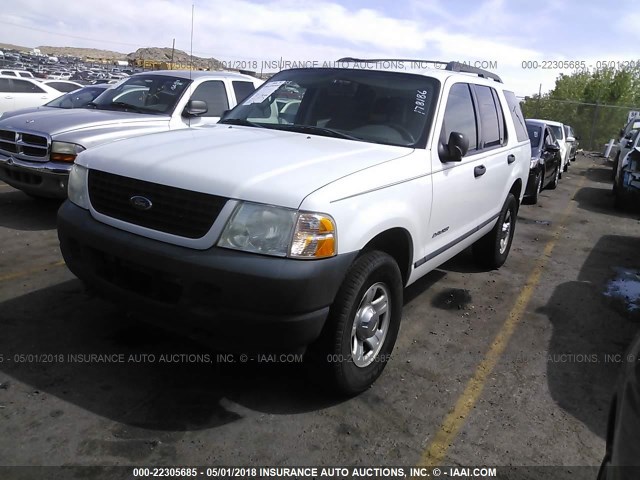 1FMDU72K35ZA66005 - 2005 FORD EXPLORER XLS/XLS SPORT WHITE photo 2