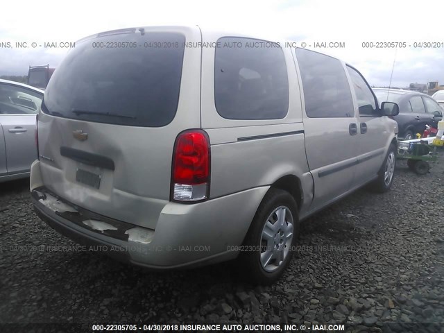 1GNDV23198D187415 - 2008 CHEVROLET UPLANDER LS Champagne photo 4