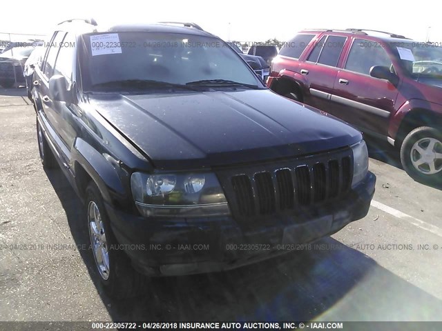 1J4GW48S7YC350398 - 2000 JEEP GRAND CHEROKEE LAREDO BLACK photo 6