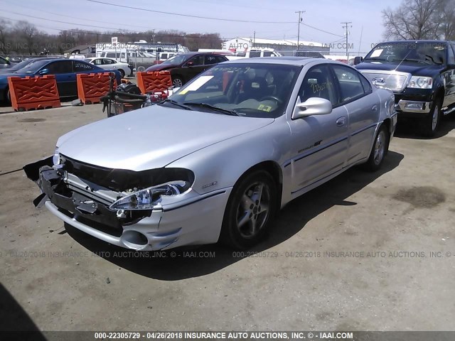 1G2NW52E01C185570 - 2001 PONTIAC GRAND AM GT SILVER photo 2