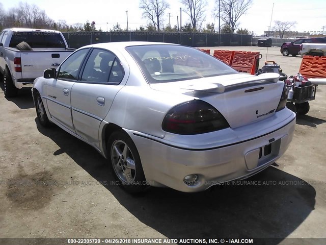 1G2NW52E01C185570 - 2001 PONTIAC GRAND AM GT SILVER photo 3