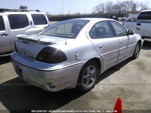 1G2NW52E01C185570 - 2001 PONTIAC GRAND AM GT SILVER photo 4