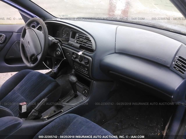 1FALP6539SK229529 - 1995 FORD CONTOUR GL BLUE photo 5