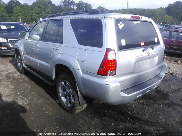 JTEZU17R178079644 - 2007 TOYOTA 4RUNNER LIMITED SILVER photo 3