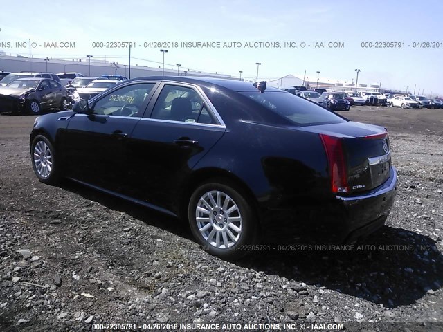 1G6DC5EY4B0159999 - 2011 CADILLAC CTS BLACK photo 3