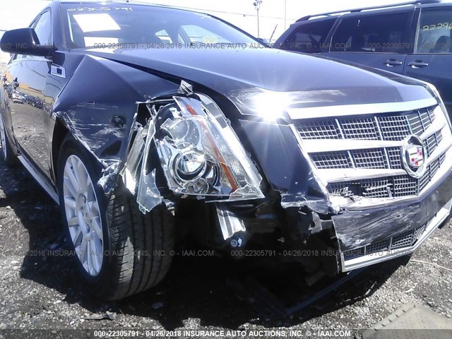 1G6DC5EY4B0159999 - 2011 CADILLAC CTS BLACK photo 6