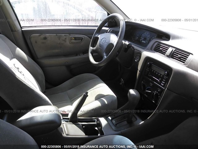 4T1BG22K01U819112 - 2001 TOYOTA CAMRY CE/LE/XLE 金色 照片 5