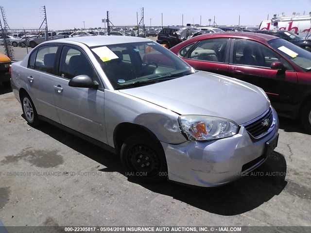 1G1ZS51F56F153408 - 2006 CHEVROLET MALIBU LS 银色 照片 1