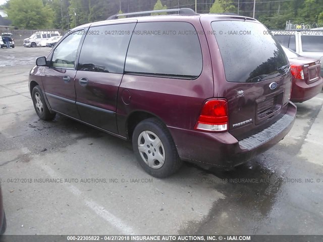 2FMZA51626BA58375 - 2006 FORD FREESTAR SE BURGUNDY photo 3