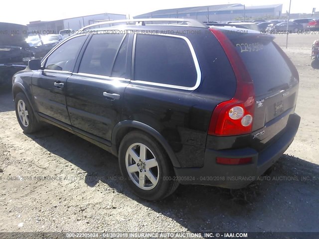 YV4CN592461288203 - 2006 VOLVO XC90 BLACK photo 3